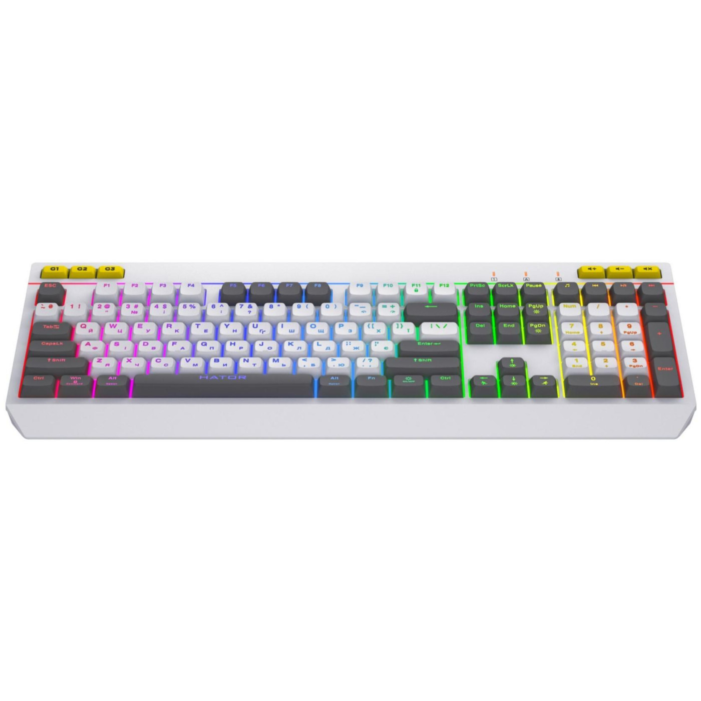 Клавіатура HATOR Icefall White (HTK405UA)