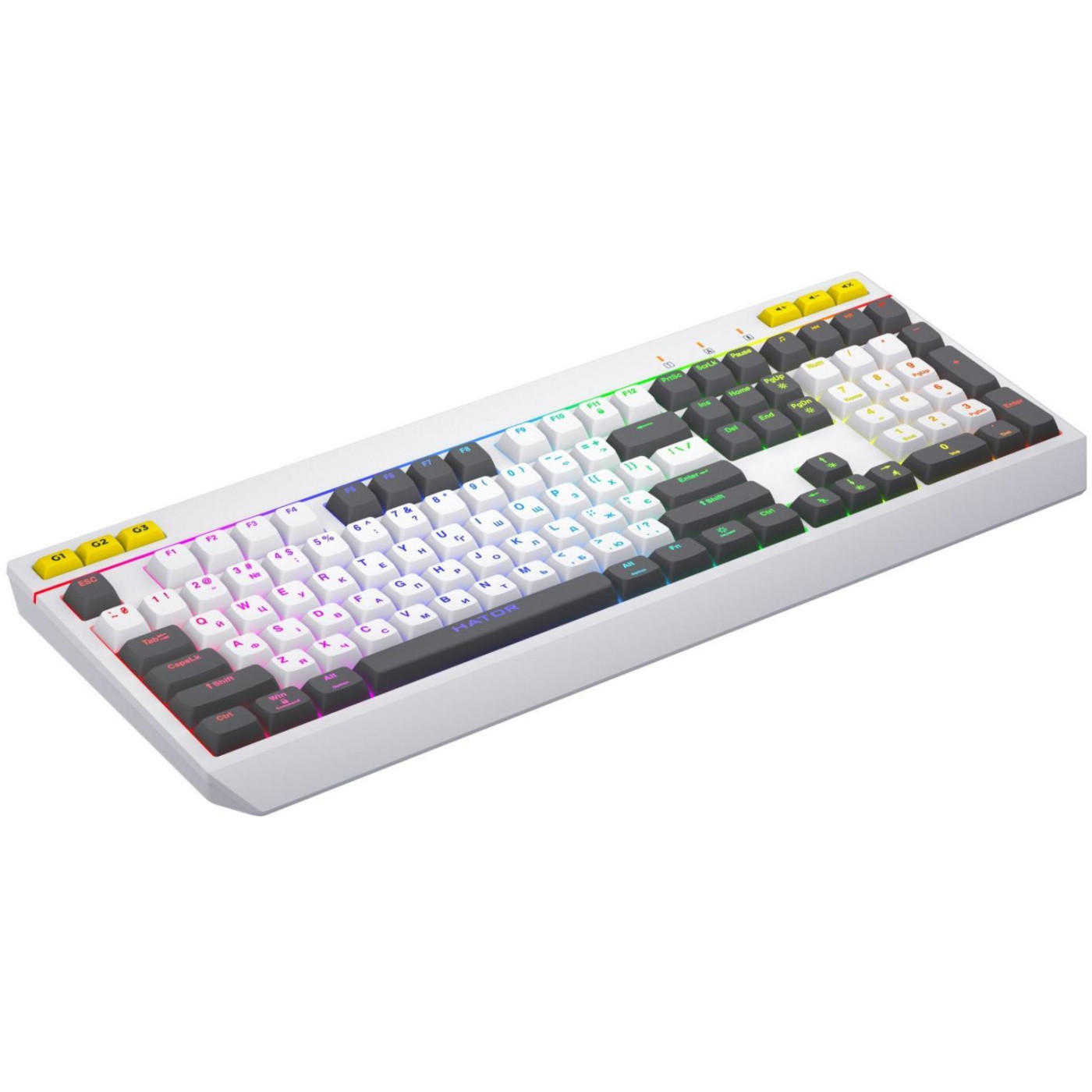 Клавіатура HATOR Icefall White (HTK405UA)