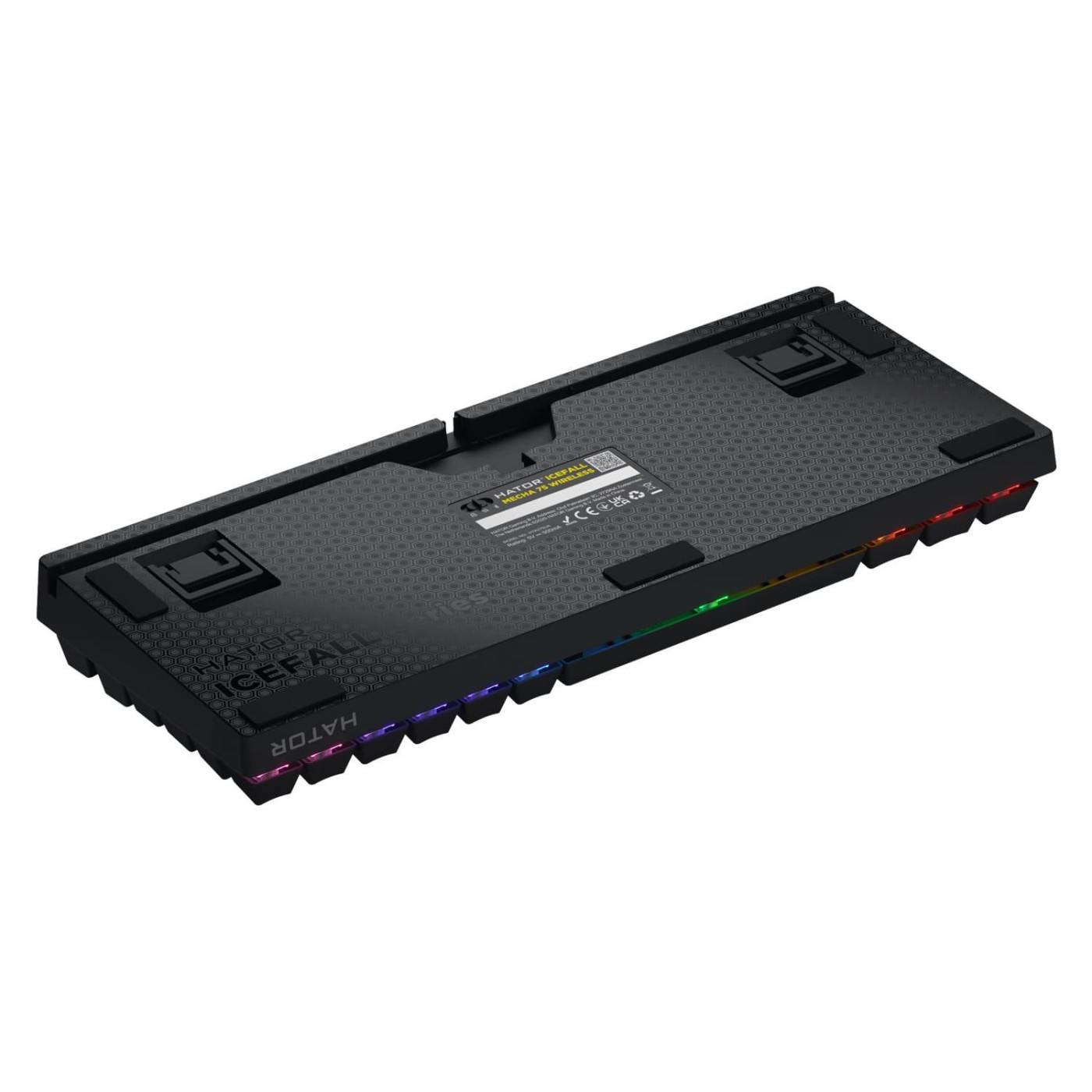 Клавіатура HATOR Icefall Mecha 75 Wireless Rainbow Black (HTK275UA)