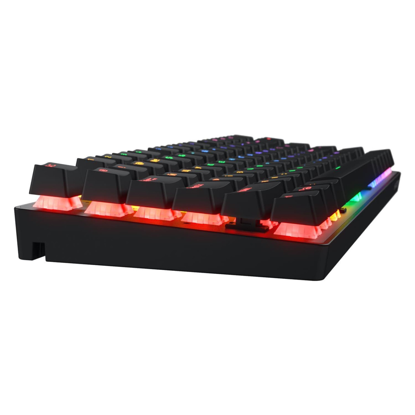 Клавіатура HATOR Icefall Mecha 75 Wireless Rainbow Black (HTK275UA)