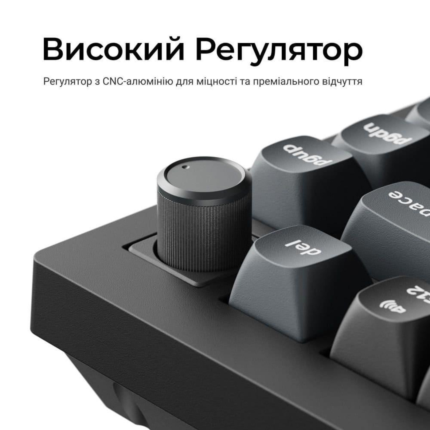 Клавіатура Keychron V1 Ultra Red Switch Black RGB (V1U-D1-UA)