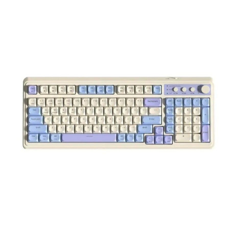 Клавіатура Aula S99 2.4G Wireless White/Purple (6948391209906)
