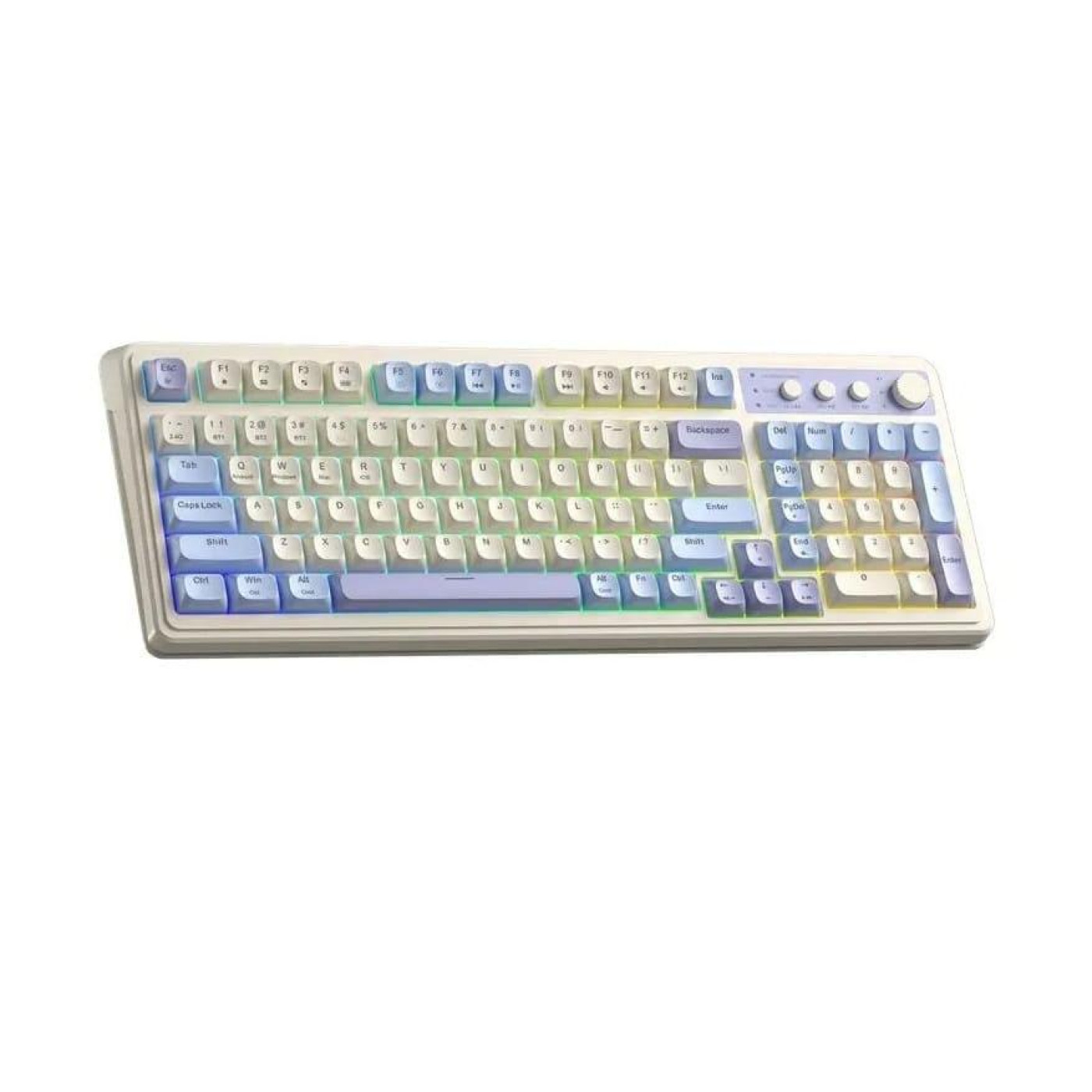 Клавіатура Aula S99 2.4G Wireless White/Purple (6948391209906)