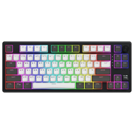 Клавіатура HATOR Skyfall 80 PRO Wireless Silent Switches Grey Black (HTK4180UA)