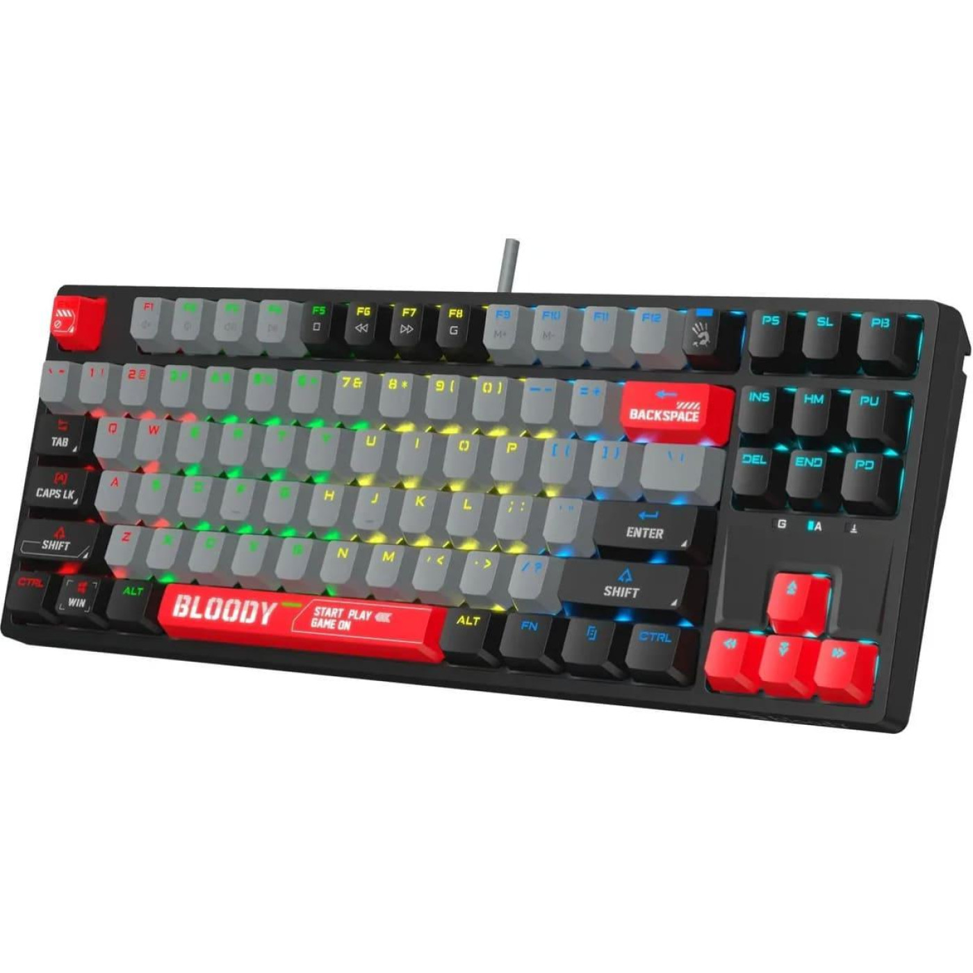 Клавіатура Bloody A4Tech S87 RGB USB Energy Red (S87 (Energy Red))