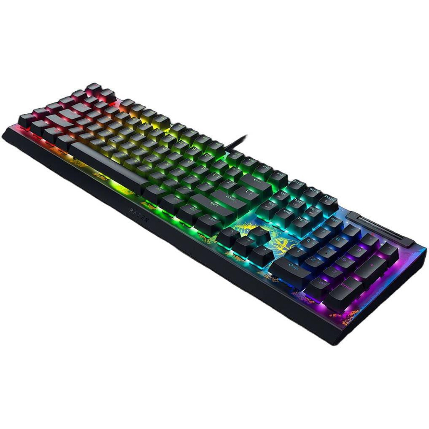 Клавіатура Razer BlackWidow V4 X Yellow Switch FORTNITE USB Black (RZ03-04703600-R3M1)