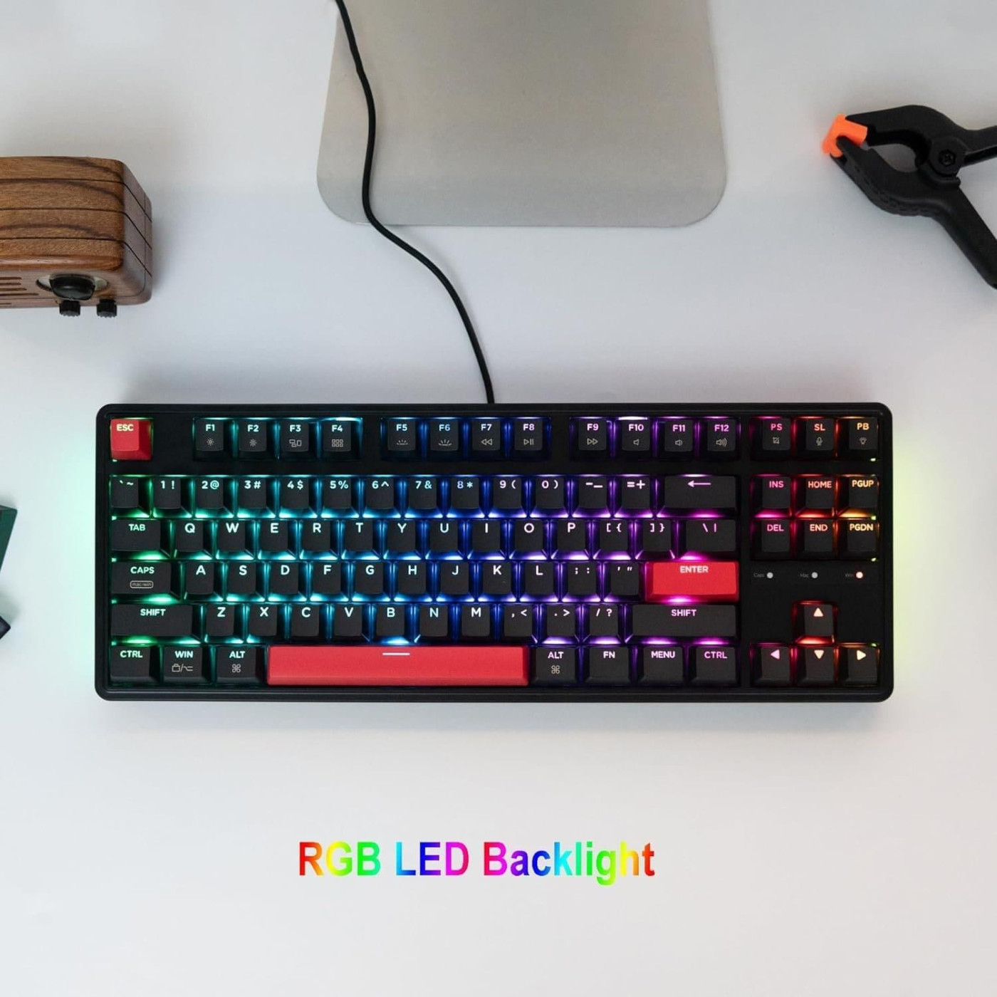 Клавіатура Keychron C3 Pro 87 Key RGB Hot-Swap K Pro Brown Black (C3PH3_KEYCHRON)