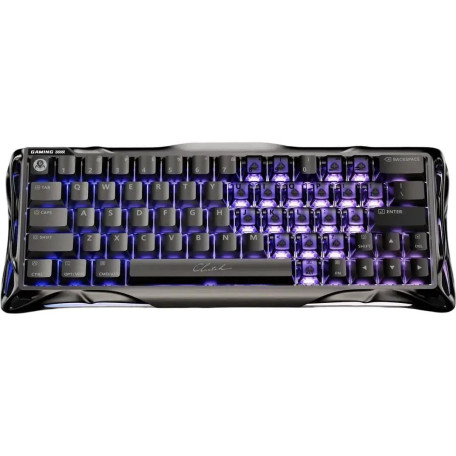 Клавіатура GravaStar Mercury V60 Pro 60keys Blackcore 8K USB-A RGB Interstellar Silver (GSV60PRO_XTAL_BLK)