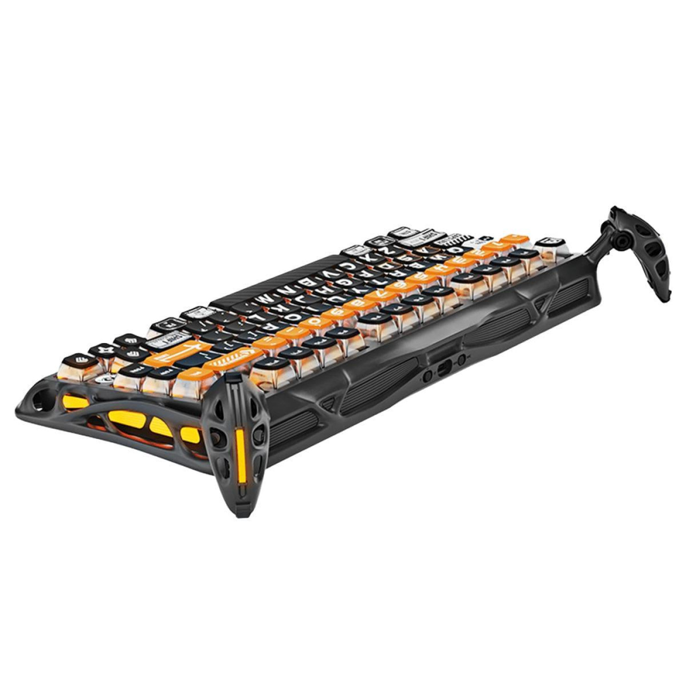 Клавиатура GravaStar Mercury K1 Pro 80keys Kailh Speedy Mint BT/WL/USB RGB CyberFlare (GSK1PRO_BO_BLK)
