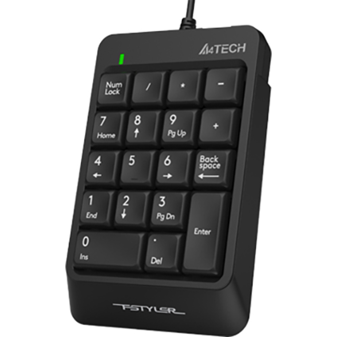 Клавіатура A4Tech Fstyler FK13P USB Black (Numpad) (FK13P (Black))