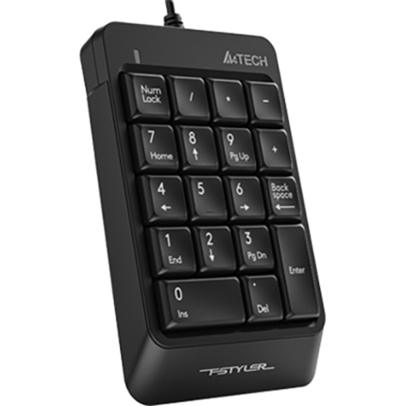 Клавіатура A4Tech Fstyler FK13P USB Black (Numpad) (FK13P (Black))
