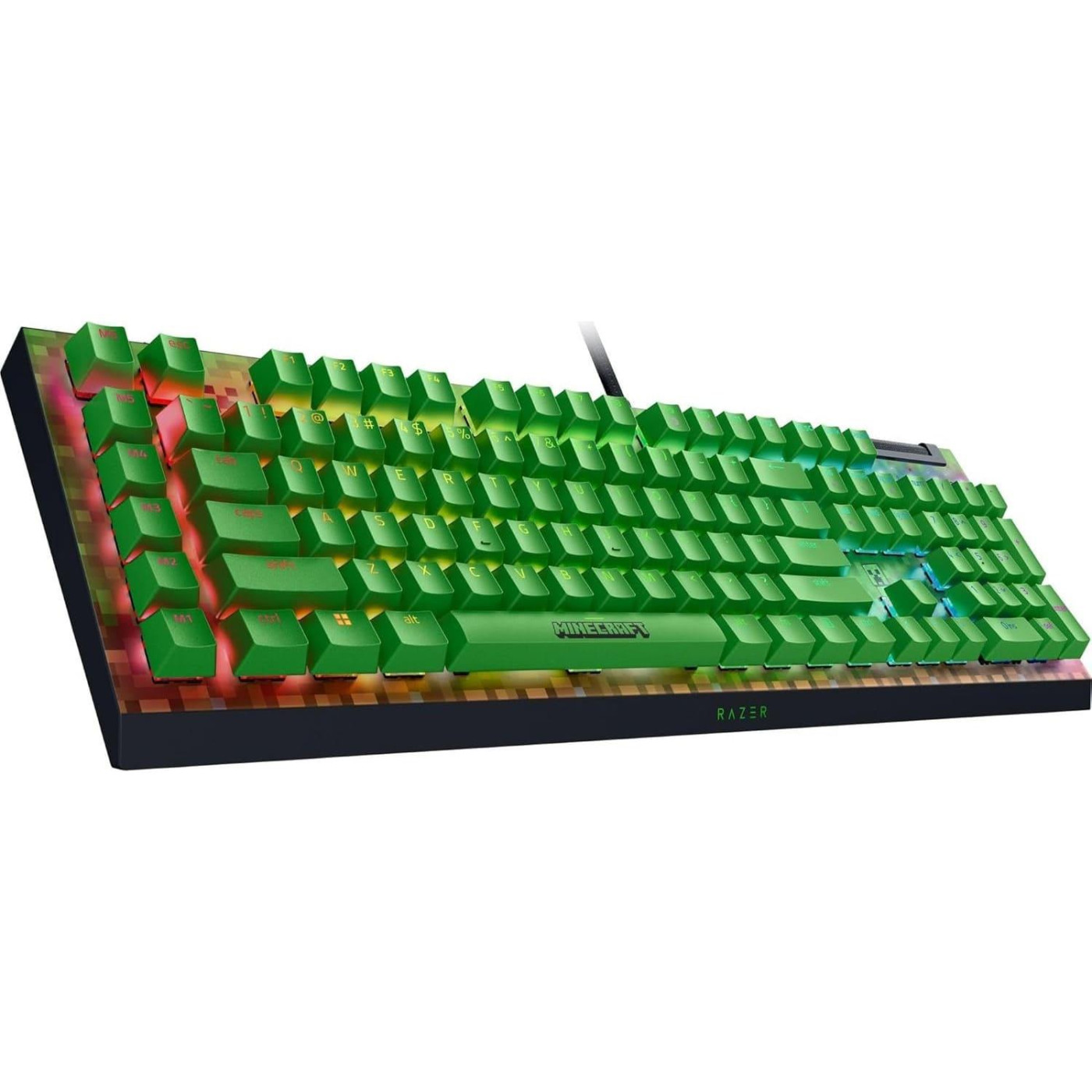 Клавіатура Razer BlackWidow V4 X Minecraft Edition (RZ03-04704100-R3M1)