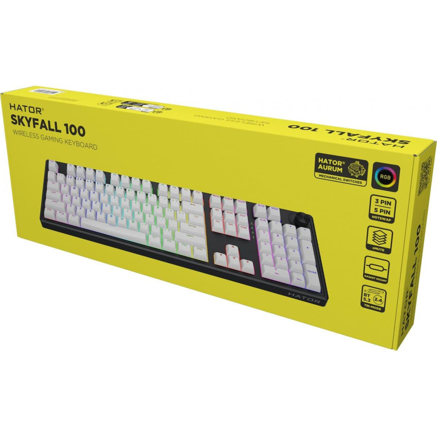 Клавиатура HATOR Skyfall 100 Wireless US (Англ.) (HTK3100)