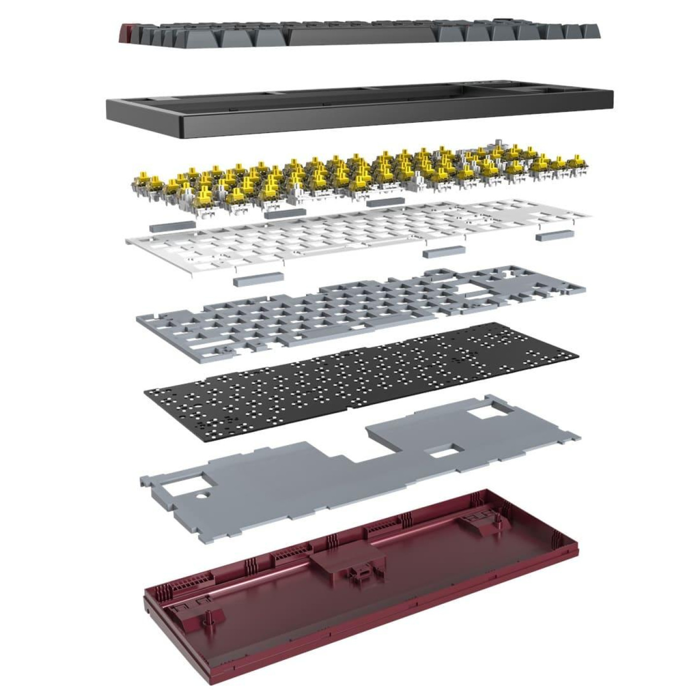 Клавиатура MONTECH MKey TKL Red Switch Darkness (MK87DR)