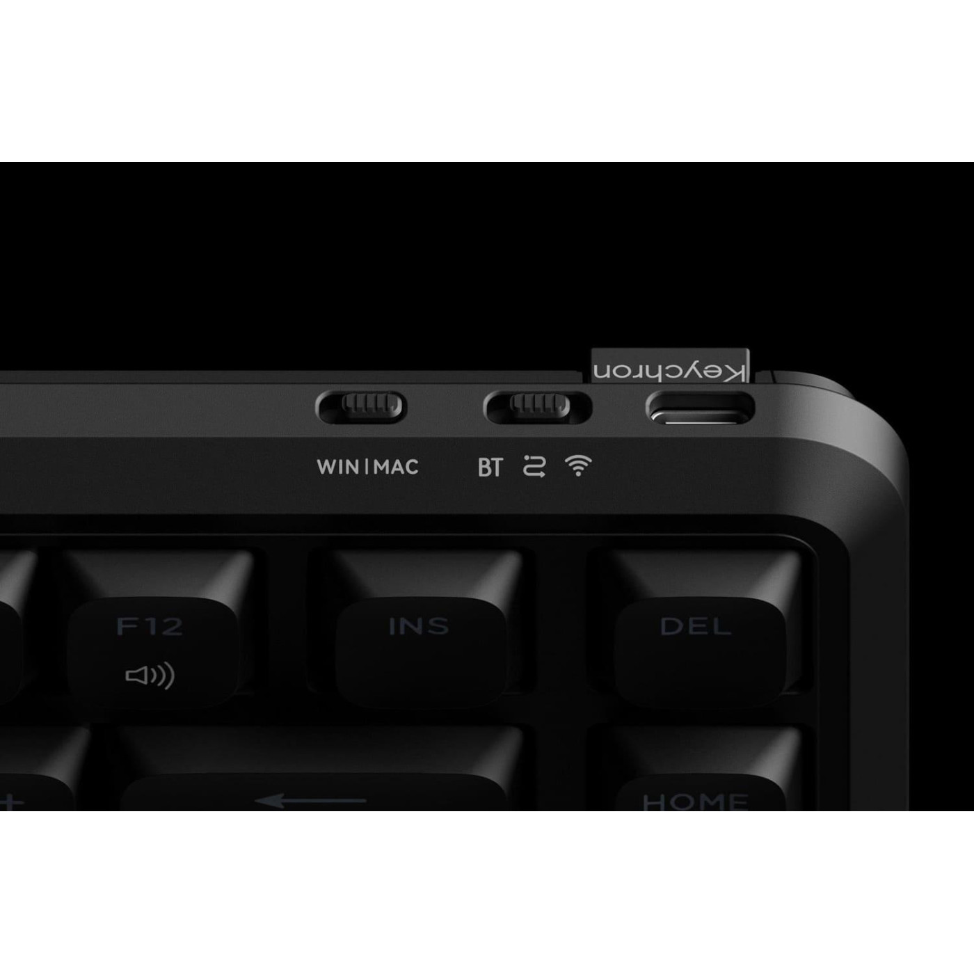 Клавиатура Keychron J1 82Key K pro Banana WL/BT/USB-A QMK Hot-swap EN/UKR RGB Black (J1-H4-UA)