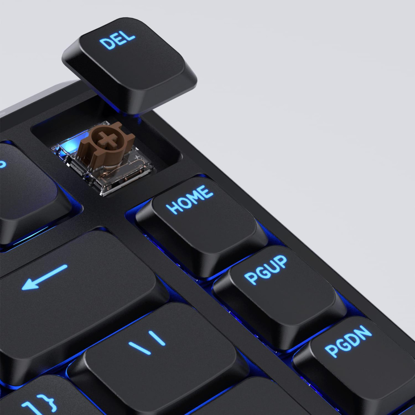 Клавиатура Keychron J1 82Key K pro Brown WL/BT/USB-A QMK Hot-swap EN/UKR RGB Black (J1-H3-UA)