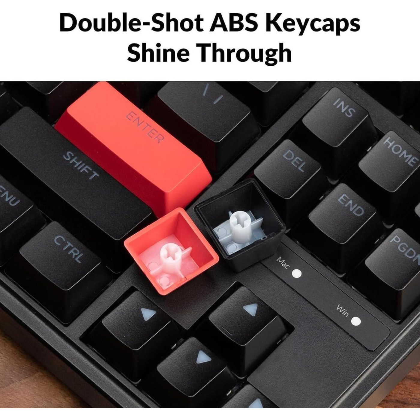 Клавіатура Keychron C3 Pro 87 Key RGB Hot-Swap K Pro Brown Black (C3PH3_KEYCHRON)