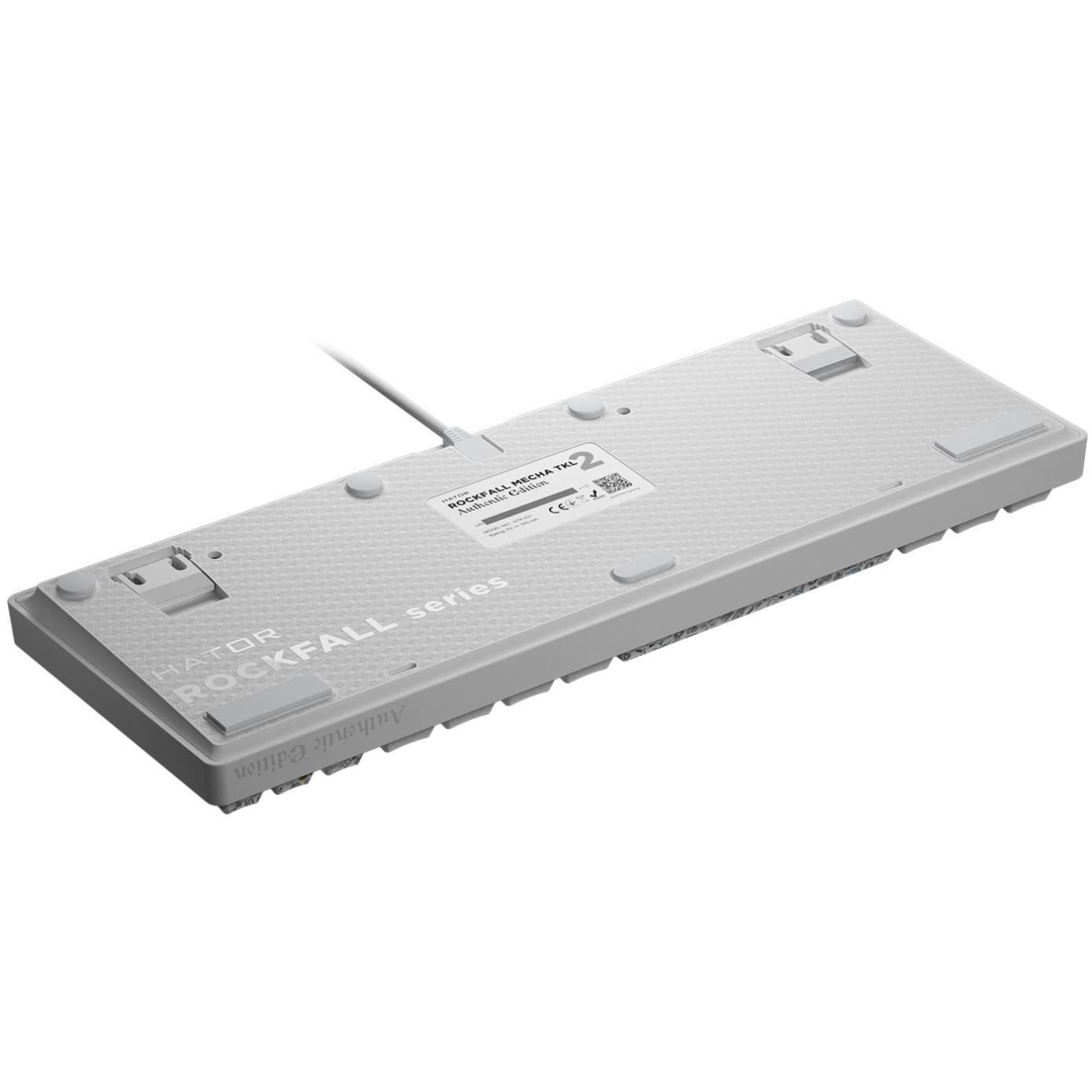 Клавіатура HATOR Rockfall 2 Mecha TKL Authentic Edition white (HTK-531)
