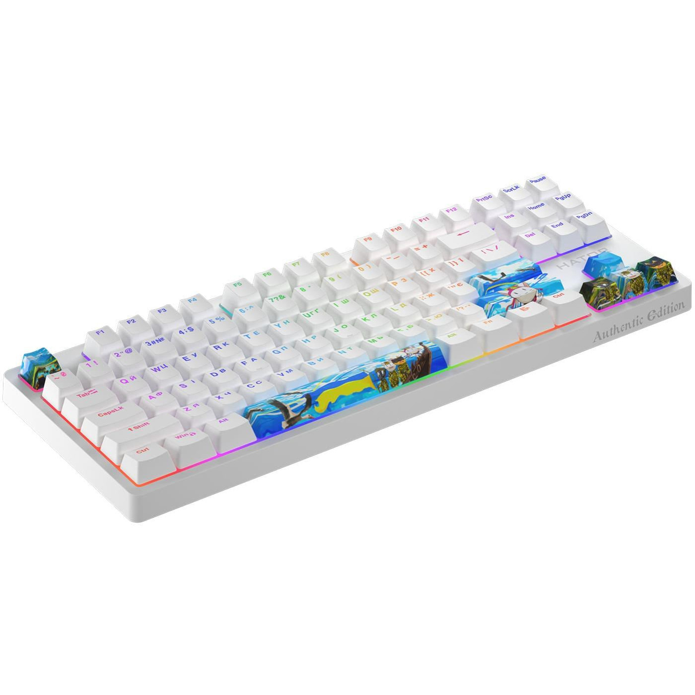 Клавіатура HATOR Rockfall 2 Mecha TKL Authentic Edition fighting cats (HTK-532)