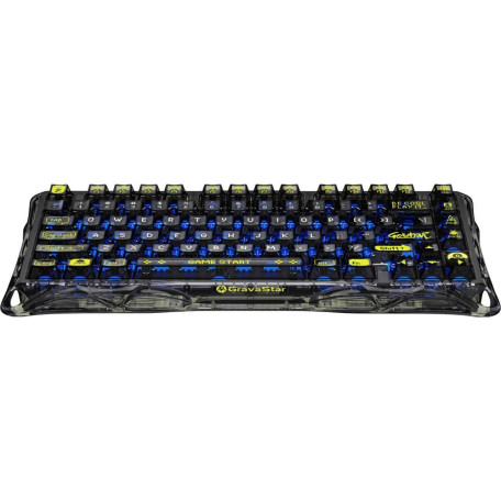 Клавіатура GravaStar Mercury K1 Lite TKL Black (GSK1LITE_XTAL_BLK)