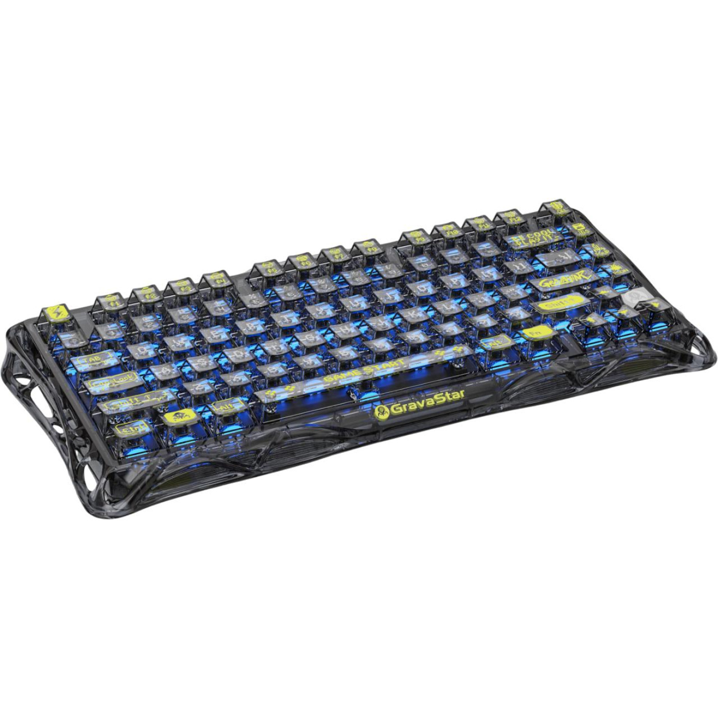 Клавіатура GravaStar Mercury K1 Lite TKL Black (GSK1LITE_XTAL_BLK)
