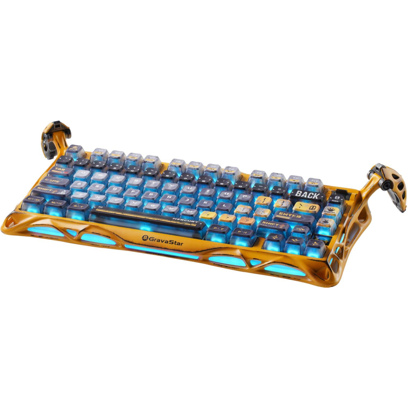 Клавіатура GravaStar Mercury K1 Pro TKL Yellow (GSK1PRO_YLW)