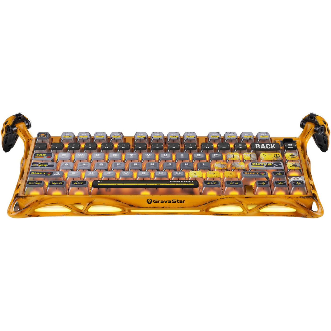 Клавіатура GravaStar Mercury K1 Pro TKL Yellow (GSK1PRO_YLW)
