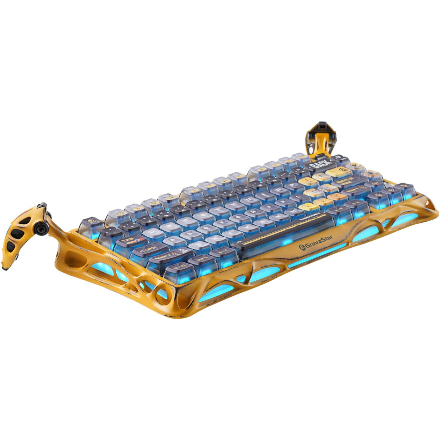 Клавіатура GravaStar Mercury K1 Pro TKL Yellow (GSK1PRO_YLW)