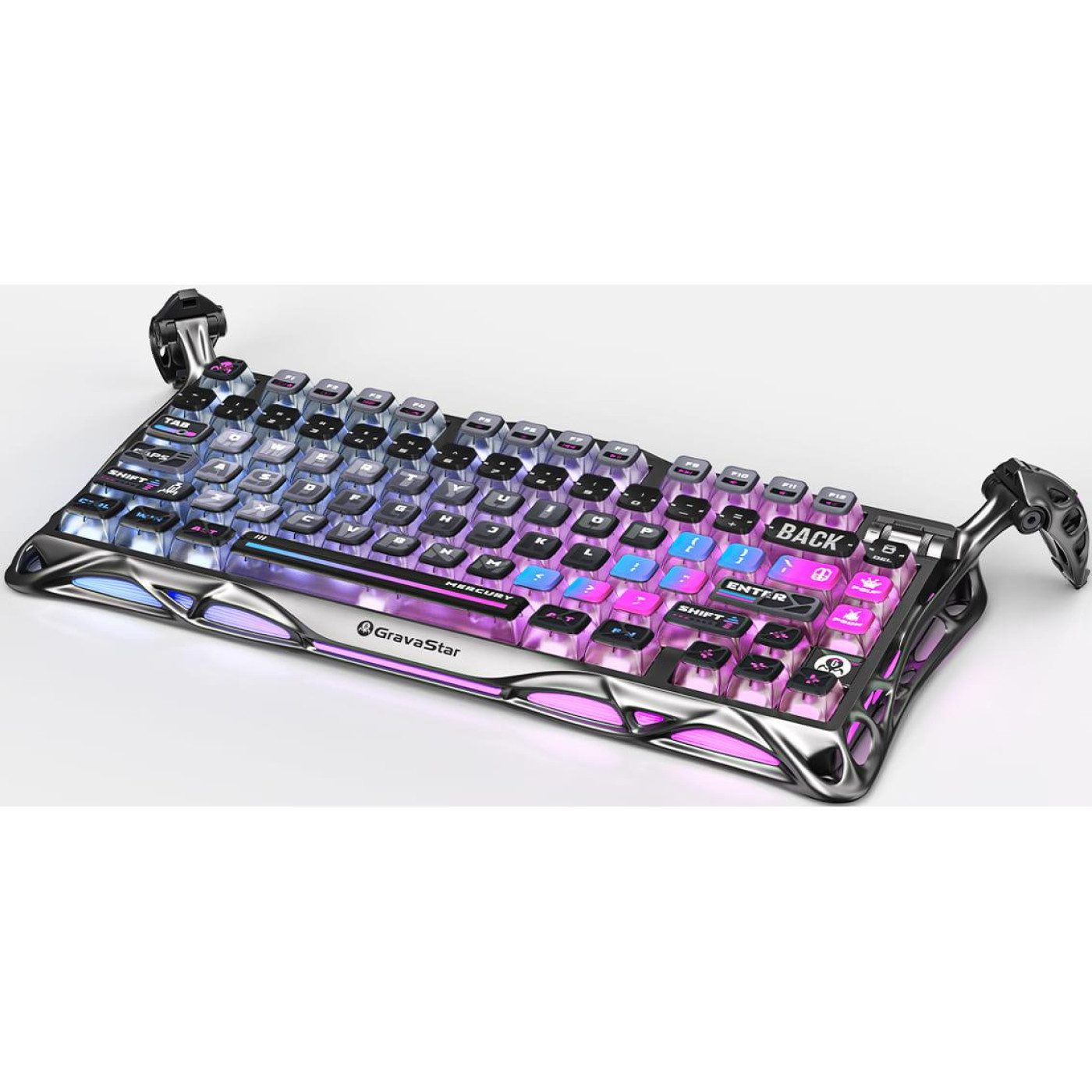 Клавиатура GravaStar Mercury K1 Pro TKL Black Cyberpunk Special Edition (GSK1PRO_CBLK)