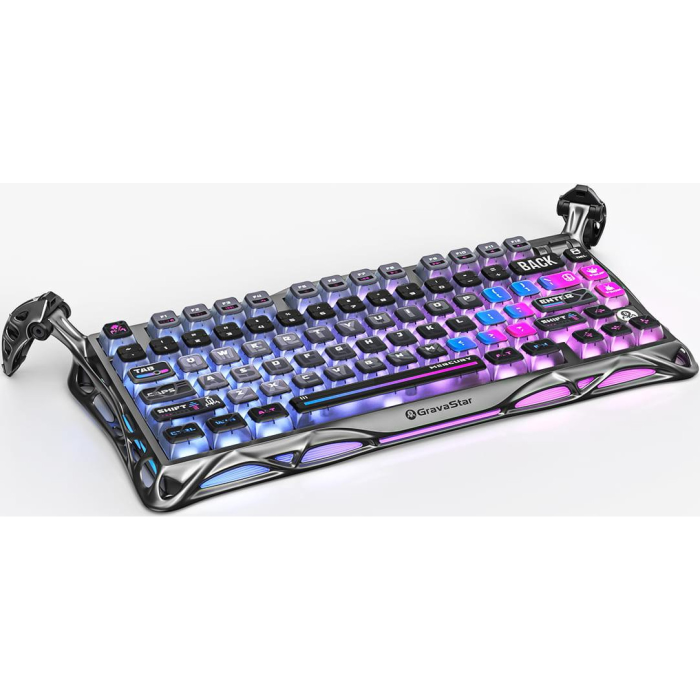 Клавиатура GravaStar Mercury K1 Pro TKL Black Cyberpunk Special Edition (GSK1PRO_CBLK)