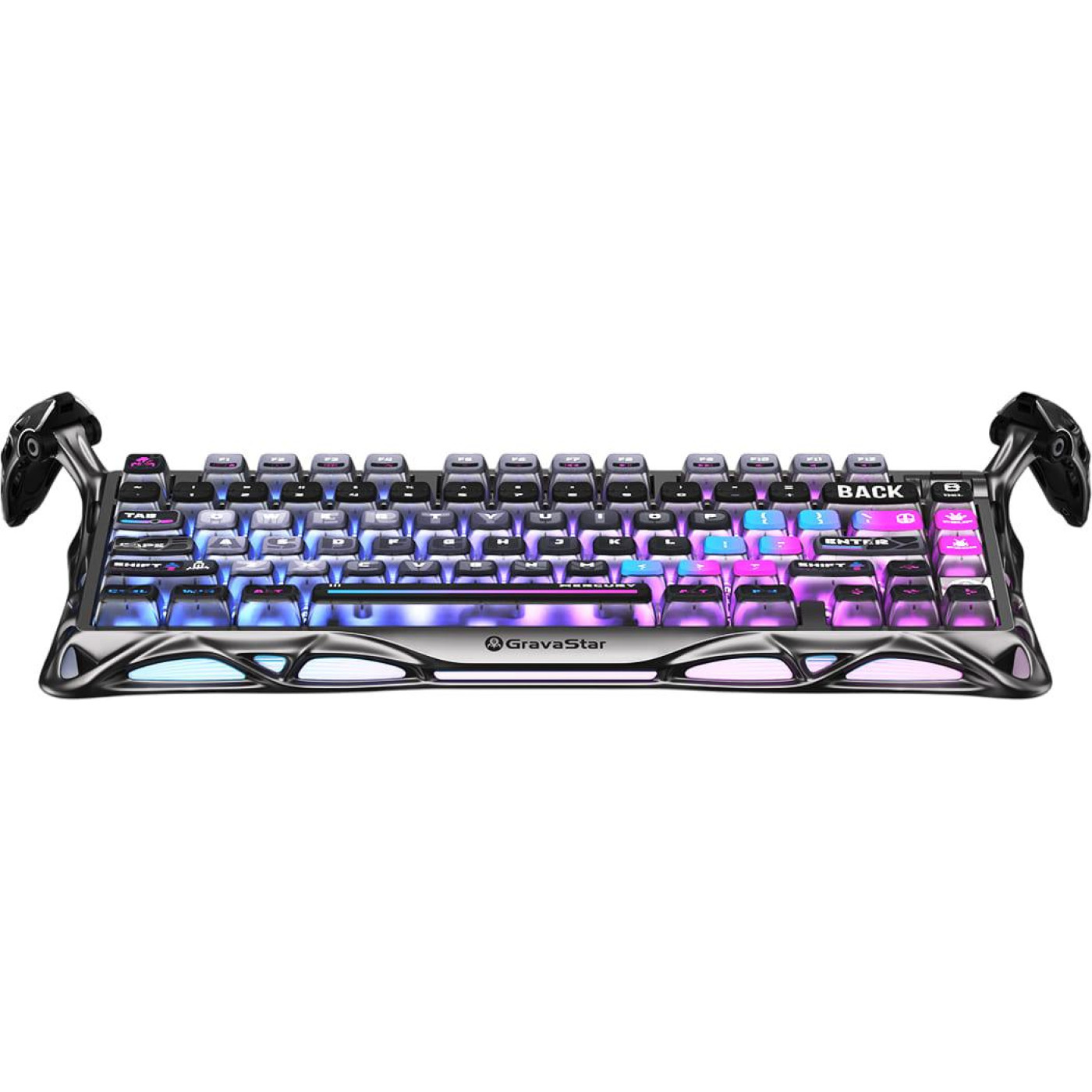 Клавиатура GravaStar Mercury K1 Pro TKL Black Cyberpunk Special Edition (GSK1PRO_CBLK)