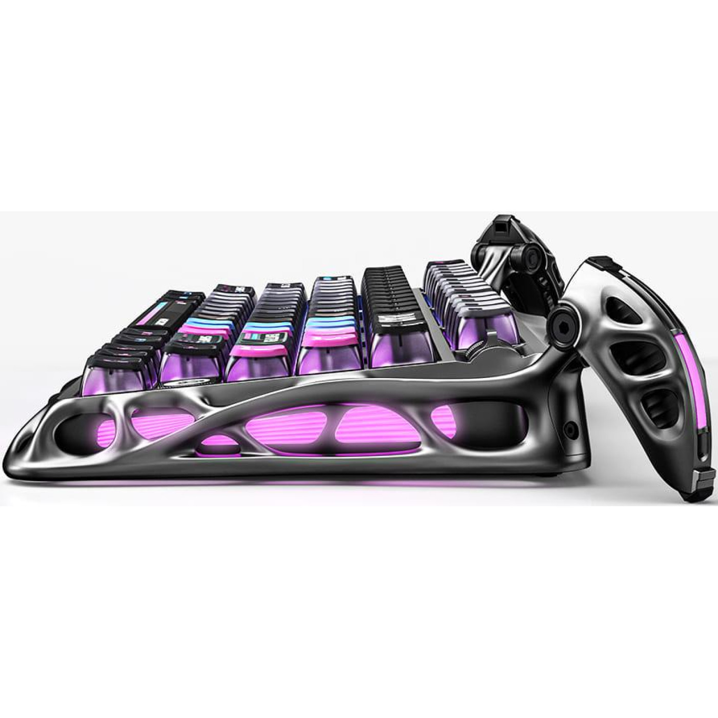 Клавиатура GravaStar Mercury K1 Pro TKL Black Cyberpunk Special Edition (GSK1PRO_CBLK)