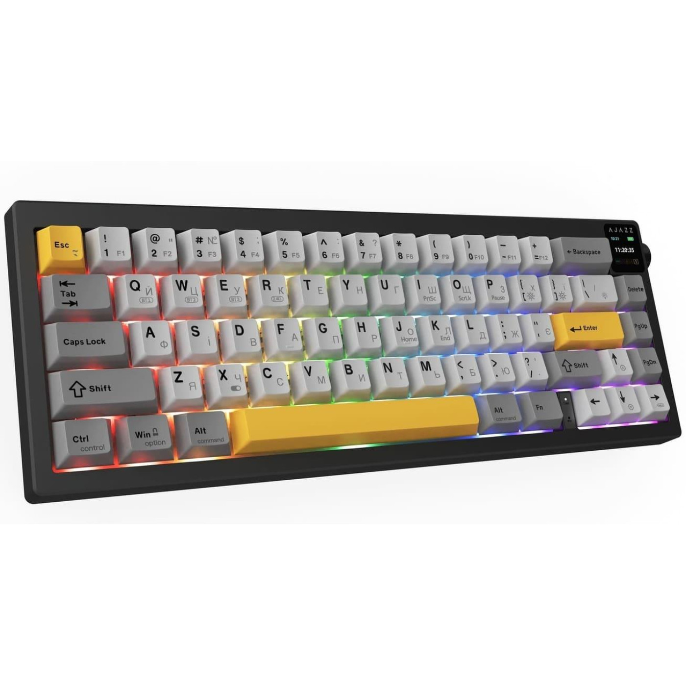 Клавіатура Ajazz AK650 Flying Fish Switch Black (AK650-FF-BGY)