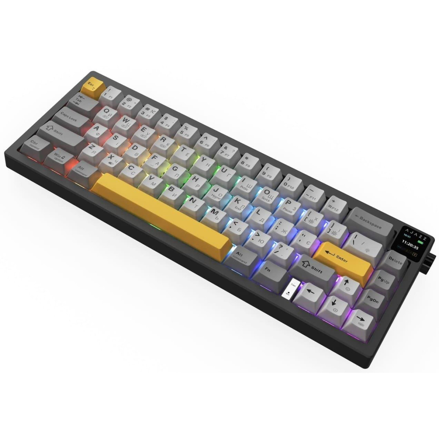 Клавіатура Ajazz AK650 Flying Fish Switch Black (AK650-FF-BGY)