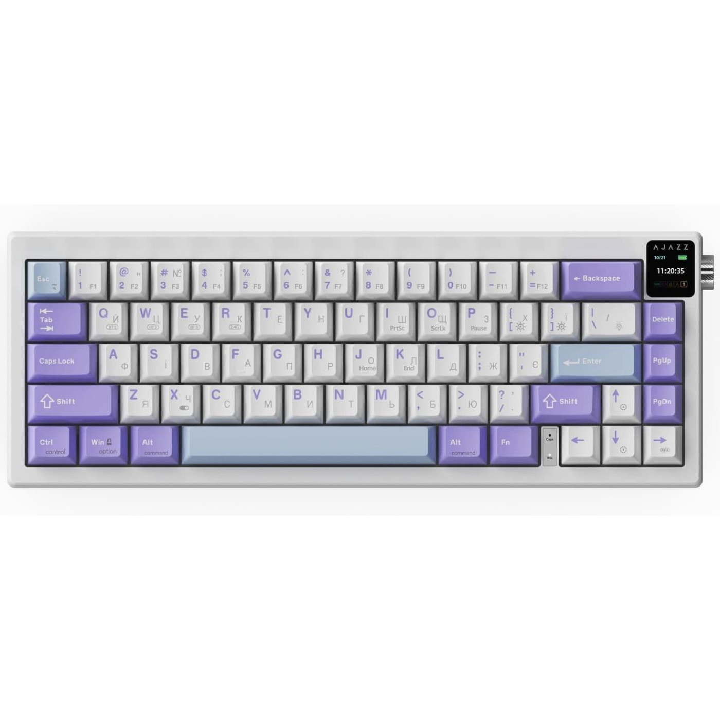 Клавіатура Ajazz AK650 Flying Fish Switch Purple (AK650-FF-PWB)