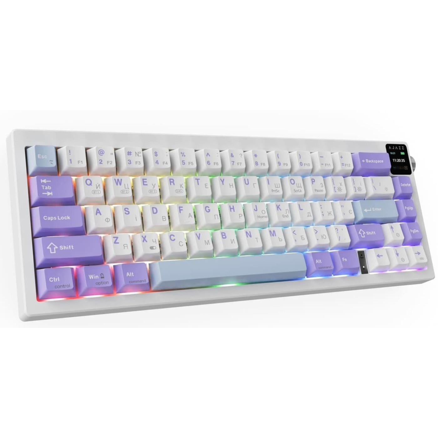 Клавіатура Ajazz AK650 Flying Fish Switch Purple (AK650-FF-PWB)