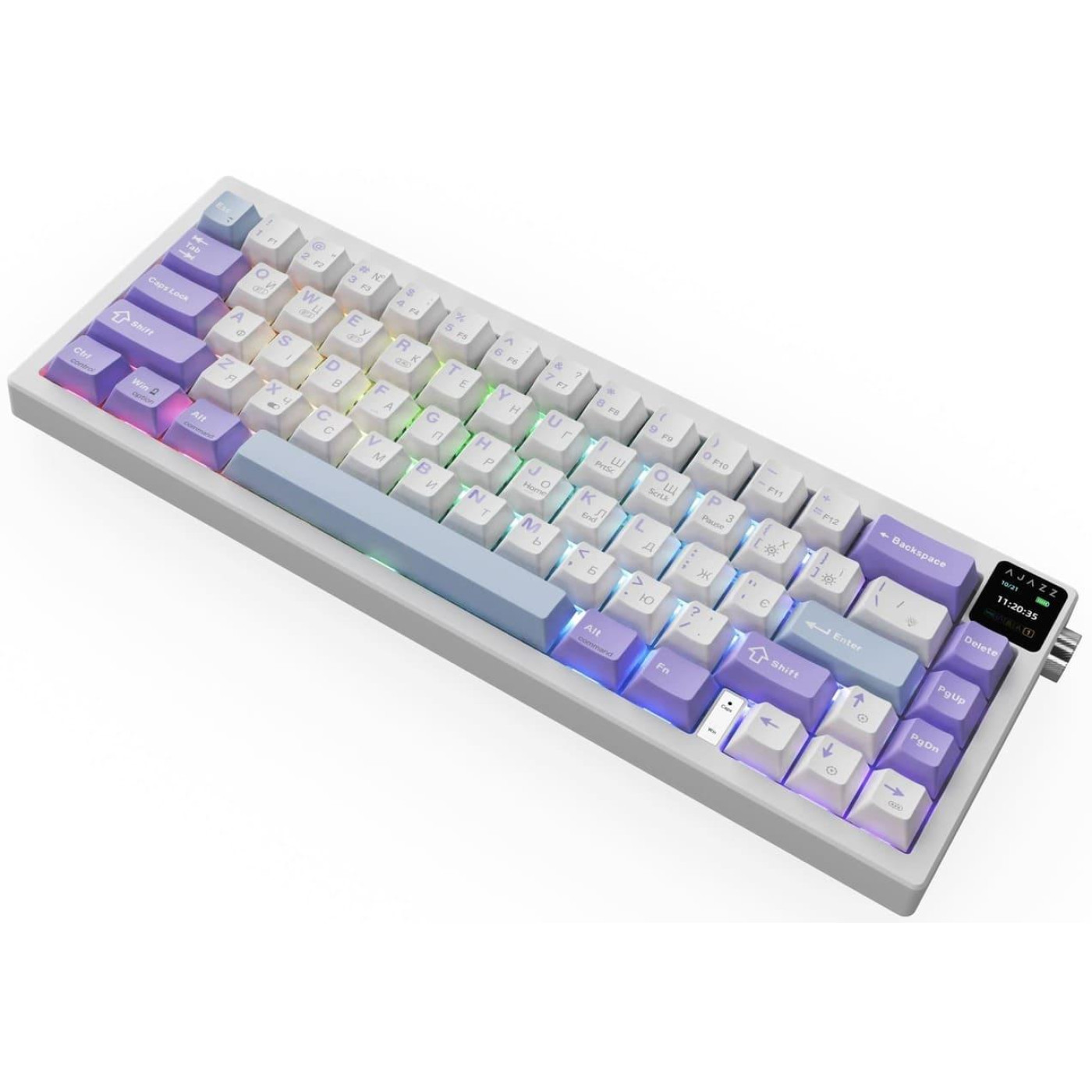 Клавіатура Ajazz AK650 Flying Fish Switch Purple (AK650-FF-PWB)