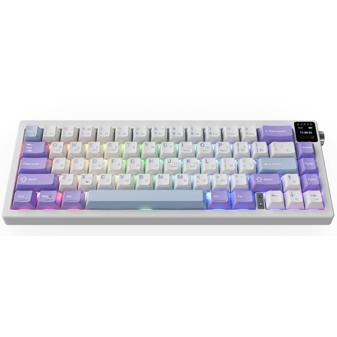 Клавіатура Ajazz AK650 Flying Fish Switch Purple (AK650-FF-PWB)