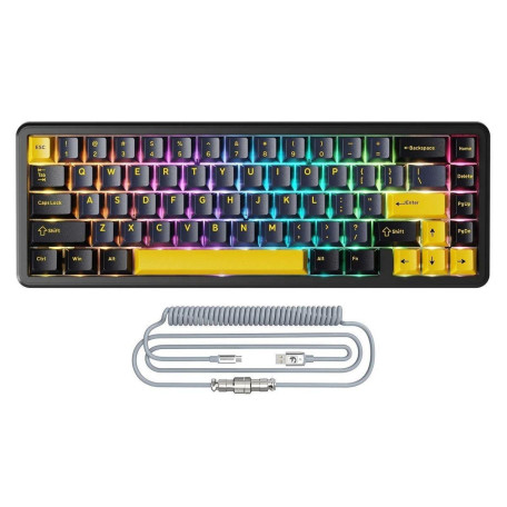 Клавіатура Attack Shark X65 RGB HE Magnetic Switch (AS-6972792470535-SB-UA) Starry Black (G-000004488)