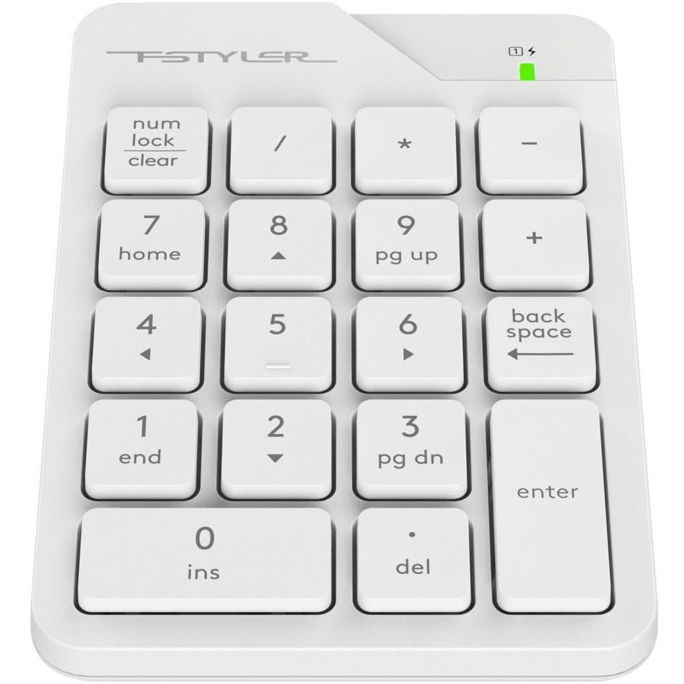 Клавиатура A4Tech Fstyler FGK21C Wireless White (Numpad) (FGK21C (White))