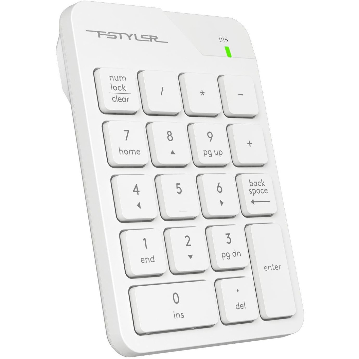 Клавиатура A4Tech Fstyler FGK21C Wireless White (Numpad) (FGK21C (White))