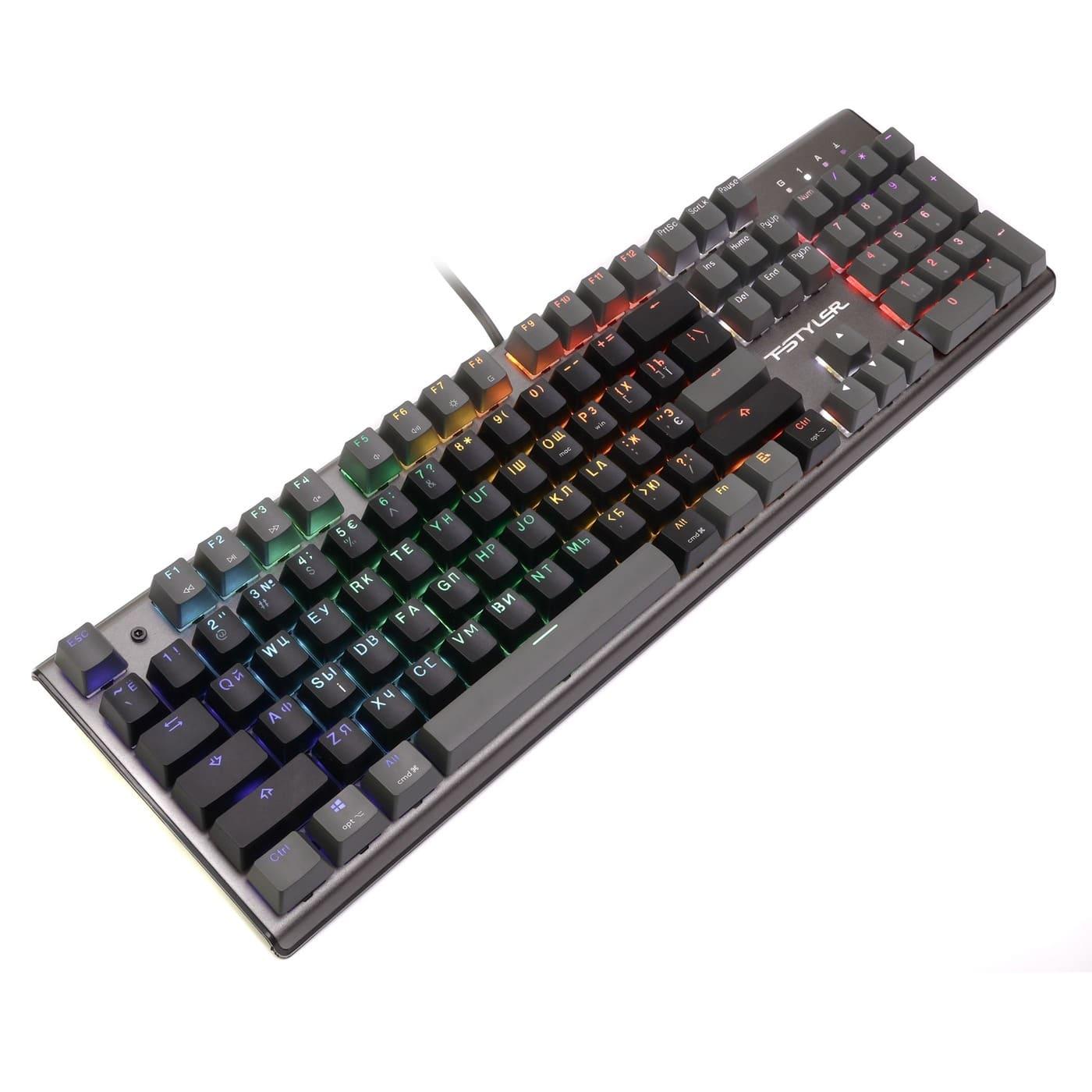 Клавіатура A4Tech Fstyler FS100 USB Stone Black (FS100 (Stone Black))