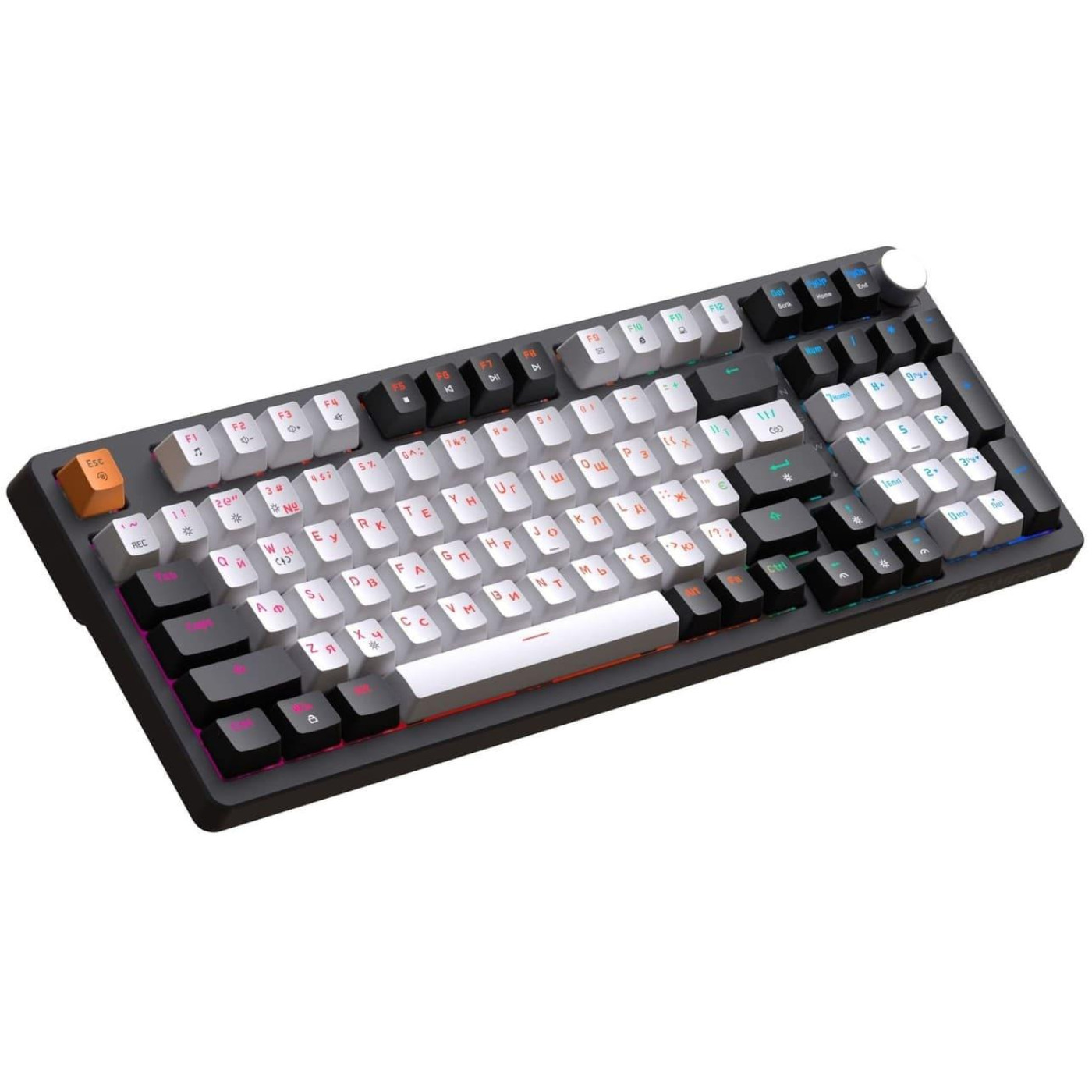 Клавиатура GamePro MK170B Outemu Red Hot-Swap RGB USB Black (MK170B) U1