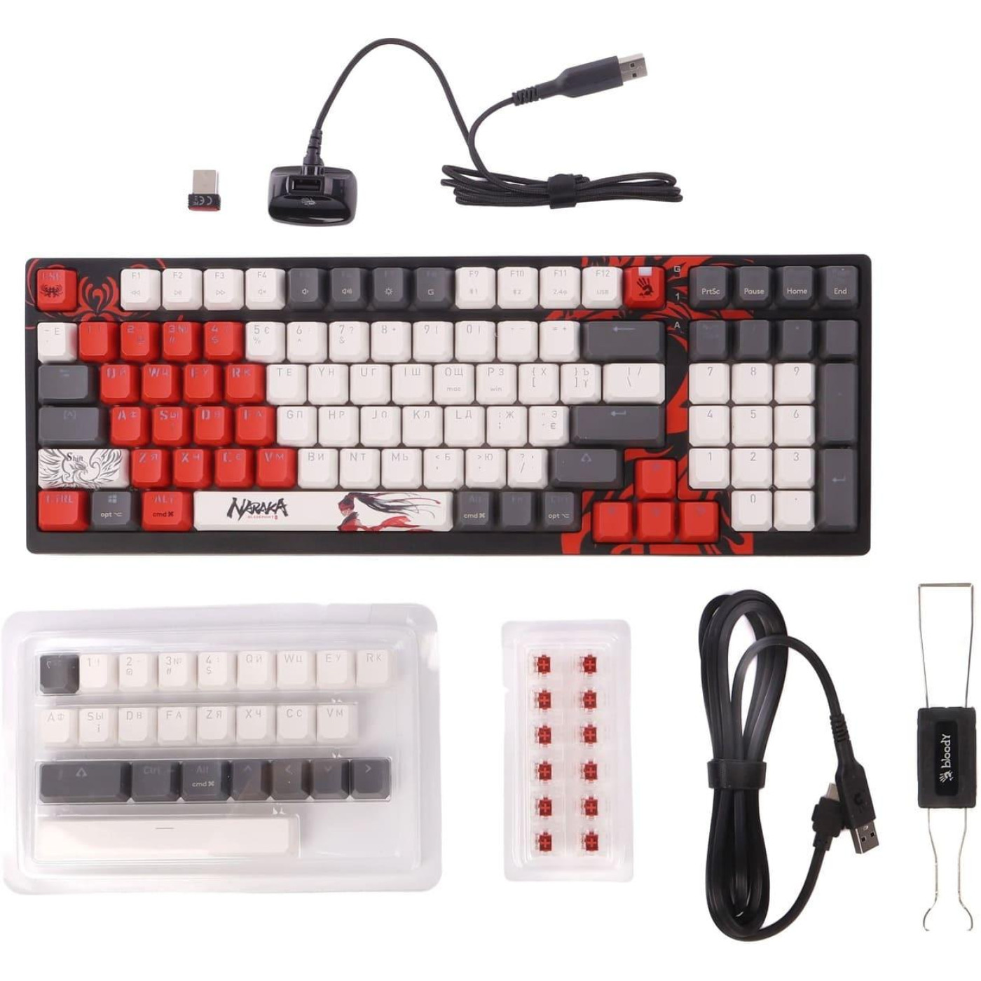 Клавиатура Bloody A4Tech WS98 (Naraka) (WS98 (Naraka))