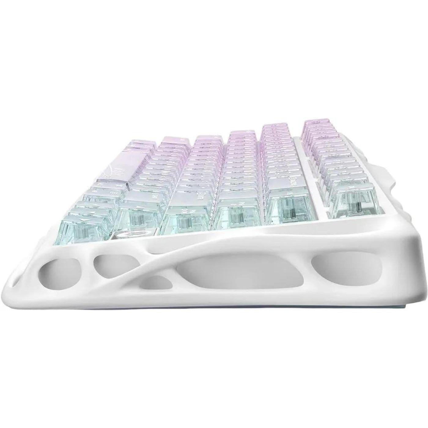 Клавіатура GravaStar Mercury K1 Lite 80keys BSUN Grey BT/WL/USB RGB Crystal Aurora (GSK1LITE_XTAL_AUROA)