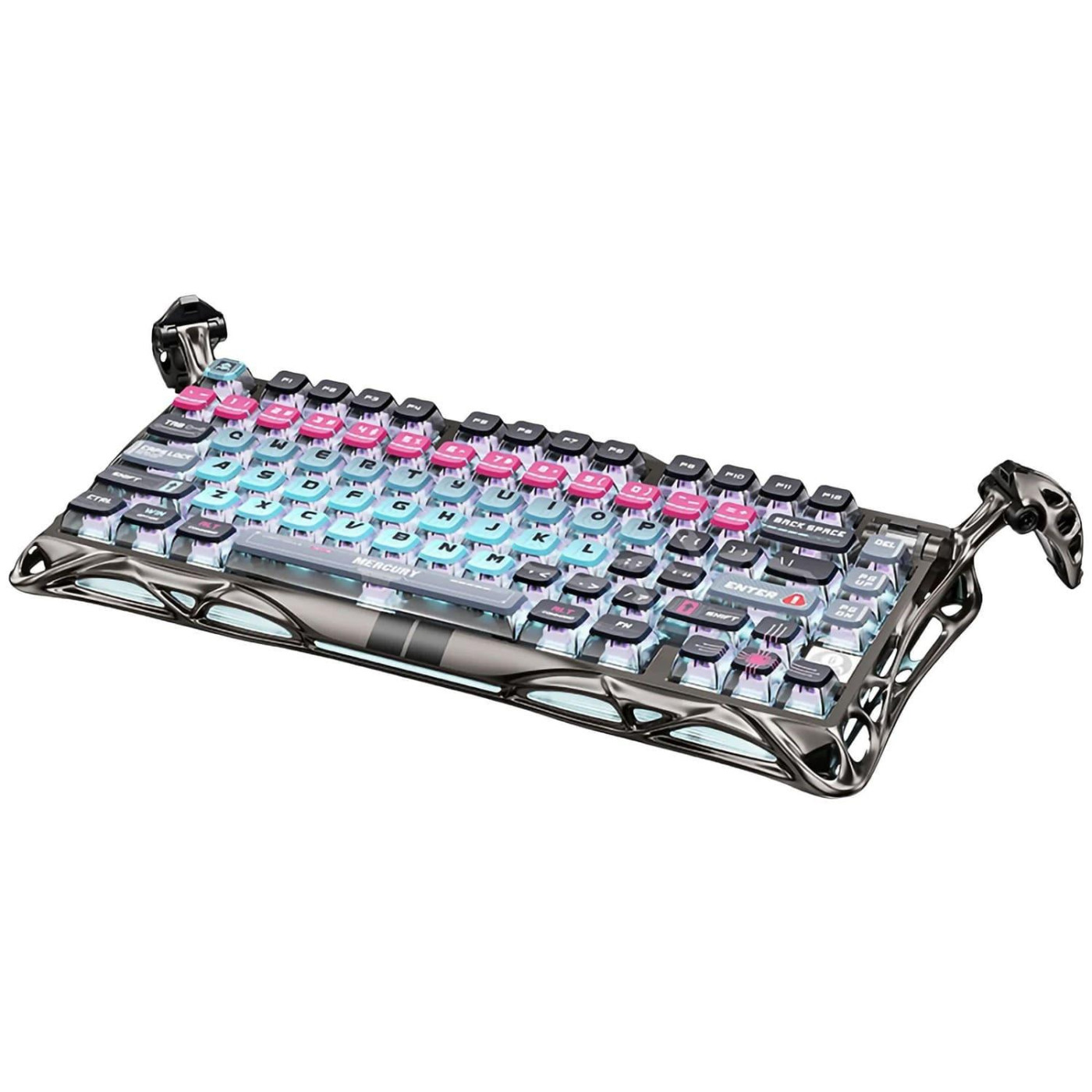 Клавиатура GravaStar Mercury V75 Pro 80keys Magnetic Jade Gaming 8K USB-A RGB Cyberpunk (GSV75PRO_U_RM_EGRY)