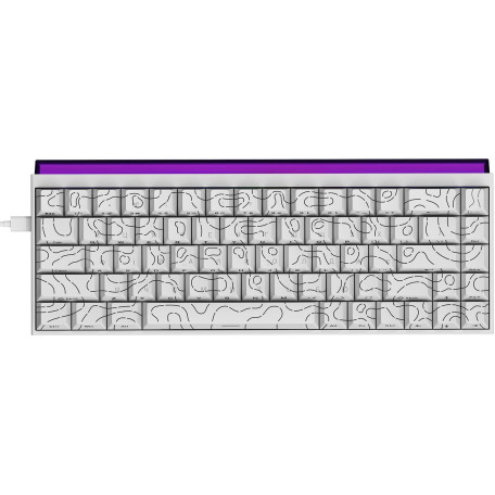 Клавіатура Ajazz NK68 Red switches Side contour White (NK68-R-S-W)