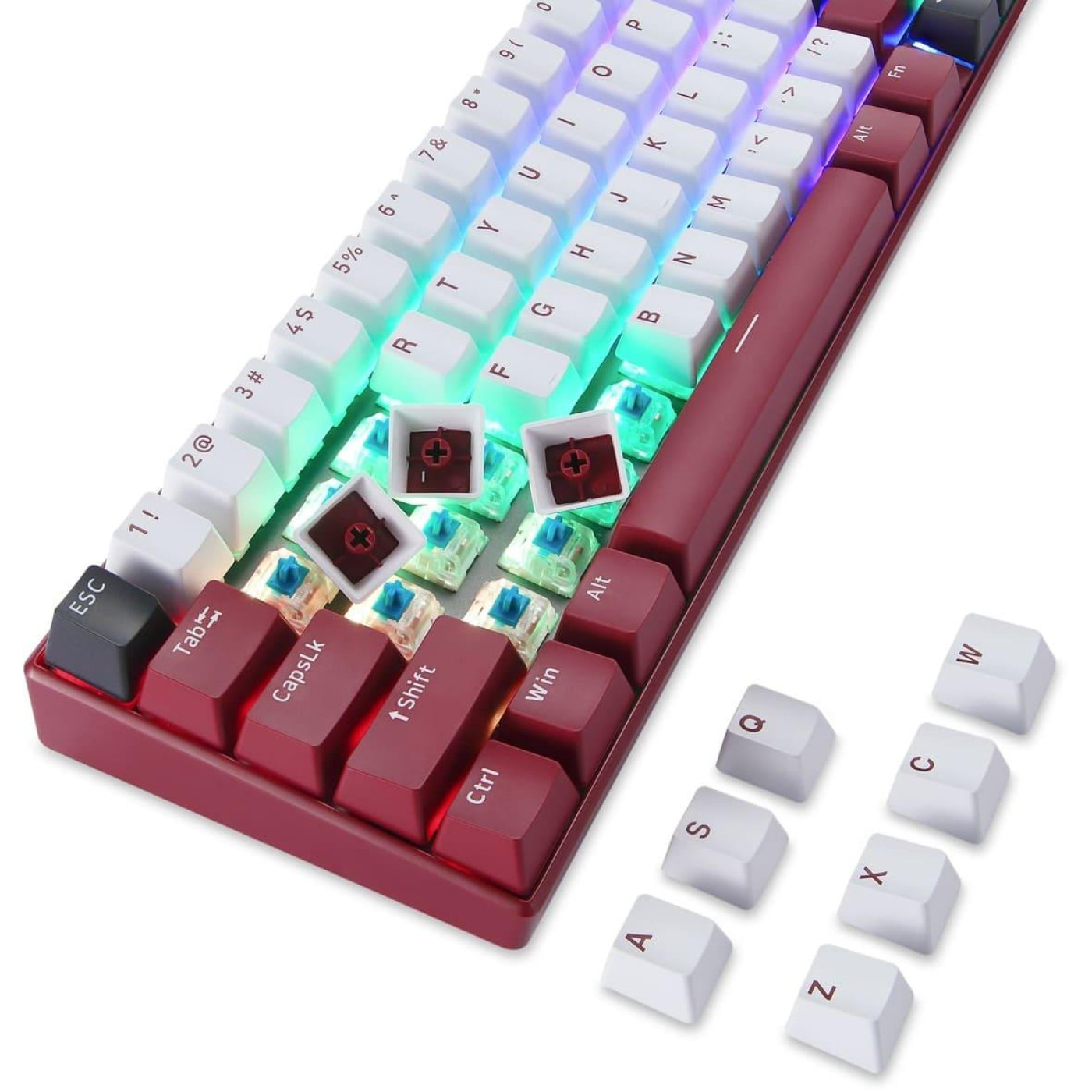 Клавіатура Motospeed BK67 Longhua Blue Red (mtbk67rmb)