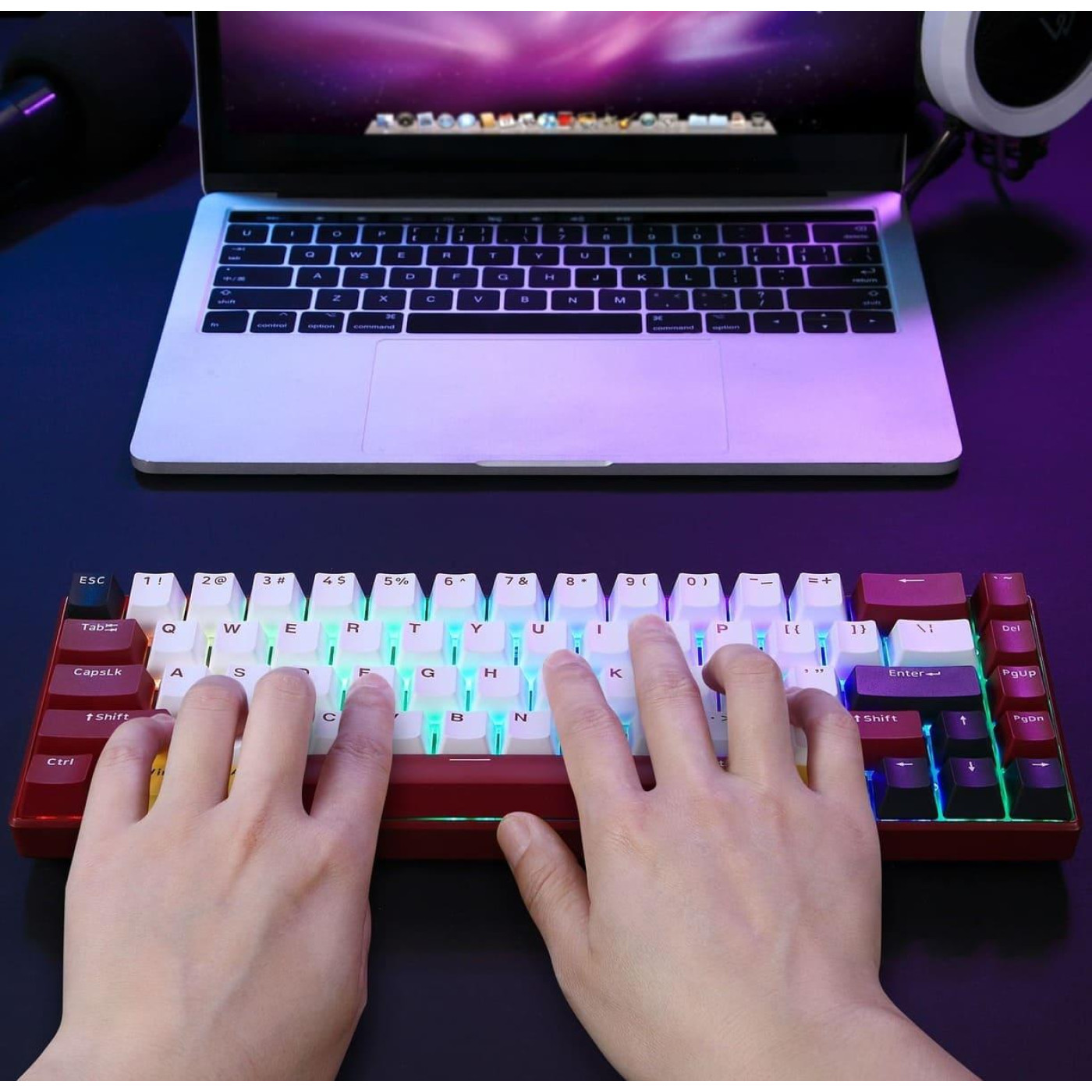 Клавіатура Motospeed BK67 Longhua Blue Red (mtbk67rmb)