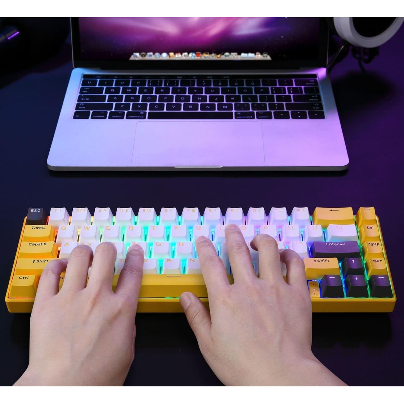 Клавіатура Motospeed BK67 Longhua Blue Yellow (mtbk67ymb)